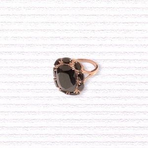 COPY - Black Onyx/18kt Gold Plated Ring